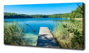 Foto obraz na plátně Molo nad jezerem oc-119795565