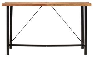 Barový stůl 180 x 70 x 107 cm masivní akáciové dřevo a železo