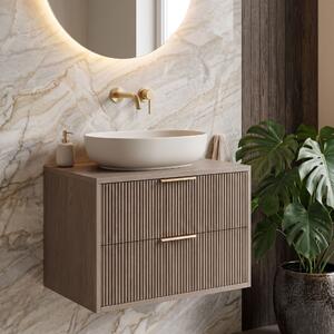 Koupelnová skříňka pod umyvadlo Rea Mono 60cm Grey Oak