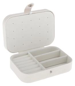 Verk 01782 Designová šperkovnice 16 x 12 x 5,5 cm bílá