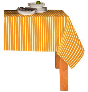 UBRUS, 140/240 cm, žlutá, bílá Novel - Prostírání na stůl
