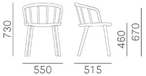 Pedrali židle Nym 2835