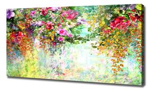 Foto obraz na plátně do obýváku Barevné květiny oc-120811758