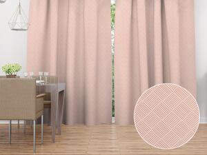 Biante Dekorační závěs Milano TF-048 - světle růžový 150x140 cm