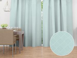 Biante Dekorační závěs Milano TF-050 - světle mentolový 150x150 cm