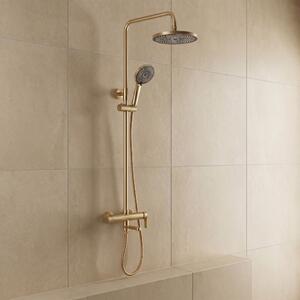 Rea, Sprchový Set Rea Arcos brush gold, REA-P8716