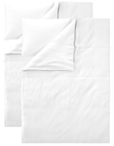 Livarno® Sada ložního povlečení Washed z mikrovláknitého saténu, 140 x 200 cm, 70 x 90 cm (bílá), 2dílná (800012768)
