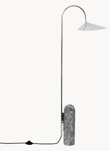 Stojací lampa's mramorovou podstavou Arum, nastavitelná