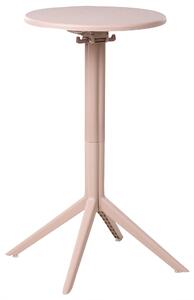 Zahradní barový stůl LEGRENA 60 cm 60 cm Béžová
