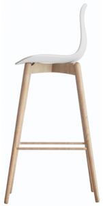 Norr 11 designové barové židle Langue Bar Chair (výška sedáku 75 cm)