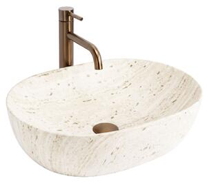Rea Rea, Umyvadlo na desku Amelia Travertine Classic 48, REA-U4210