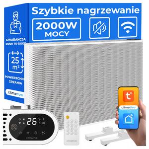 Konvektorový radiátor Climative 2000 W bílý, černý
