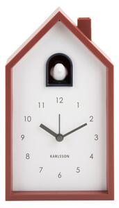 Stolní hodiny s kukačkovým budíkem 6015RD Karlsson 20cm