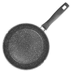 Stoneline Pánev s odnímatelnou přepážkou a poklicí, 24 cm, šedá/černá