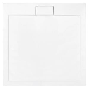 Besco Axim Ultraslim čtvercová sprchová vanička 80x80 cm bílá #BAX-80-KW