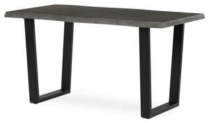 Jídelní stůl Autronic 140x80 cm šedá MDF HT-F4214 GREY