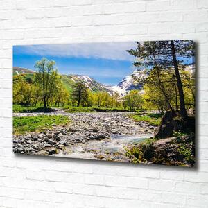 Foto obraz na plátně Řeka v horách oc-121803886