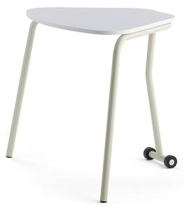 AJ Produkty Sklápěcí stůl HEX, 740x800x620 mm, šedobéžové nohy, šedá