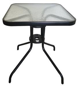 TRENDIE Zahradní stolek se sklem 60x60cm
