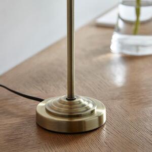 Endon 104054 - Stolní lampa HIGHCLERE 1xE14/7W/230V bílá/mosaz pr. 25 cm 7