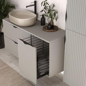 Cersanit Tirso Skříňka s košem pod desku, 40 cm, kašmír mat S1017-030