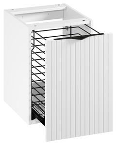 Cersanit Tirso Skříňka s košem pod desku, 40 cm, bílá matná S1017-029