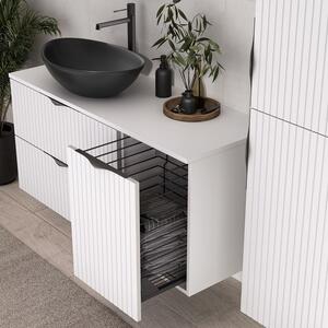 Cersanit Tirso Skříňka s košem pod desku, 40 cm, bílá matná S1017-029