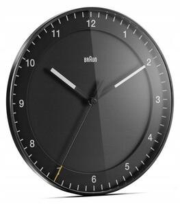 Nástěnné hodiny Braun BC17B analogové černé 30cm tichý chod