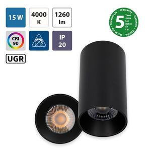 McLED Sima 15 ML-416.028.33.1-38 Stropní LED osvětlení 7,5 cm, černá