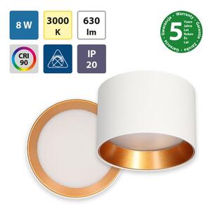 McLED Finca 8 ML-416.049.33.2 Stropní LED osvětlení 9 cm, bílá/zlatá