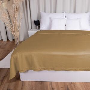 Biante Sametový přehoz na postel Velvet Premium SVP-054 Světle hnědý 140x200 cm