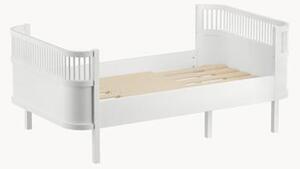 Rozkládací dřevěná postel Junior Grow, 90 x 160/200 cm