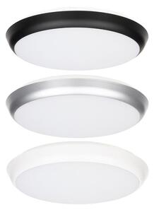 McLED Calvia ML-411.011.42.0 Nástěnné, stropní LED osvětlení 25 cm, s dekorativními límci bílá, černá, stříbrná