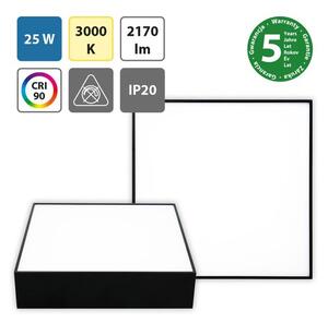 McLED Mold S25 ML-416.067.33.1 Nástěnné, stropní LED osvětlení 25 cm, černá