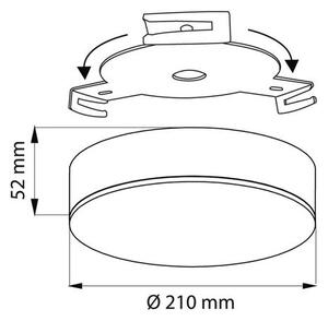 McLED Mold R15 ML-416.053.33.0 Nástěnné, stropní LED osvětlení 21 cm, bílá
