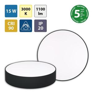 McLED Mold R15 ML-416.058.33.0 Nástěnné, stropní LED osvětlení 21 cm, černá