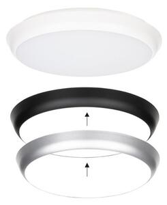 McLED Calvia ML-411.011.42.0 Nástěnné, stropní LED osvětlení 25 cm, s dekorativními límci bílá, černá, stříbrná