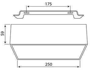 McLED Mold S25 ML-416.067.33.0 Nástěnné, stropní LED osvětlení 25 cm, bílá