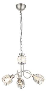 Globo 54356-3H - LED Lustr na řetězu KRIS 3xE14/40W/230V + LED/5W