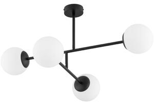 Přisazený lustr DILON 4xE14/10W/230V černá