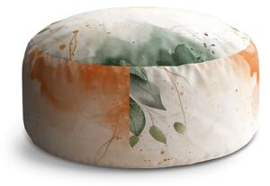 Sablio Taburet Circle Lesní mlha: 38x48 cm