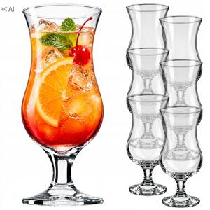 Skleničky na vodu, skleničky Kadax bezbarvé 460 Ml 6 ks
