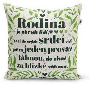 Sablio Polštář Rodina 5: 40x40 cm