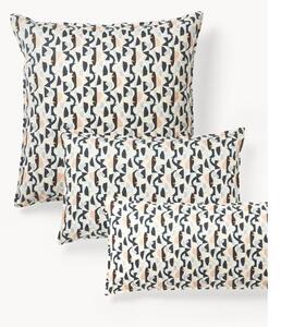 Povlak na polštář z bavlněného saténu s abstraktním vzorem Cadence