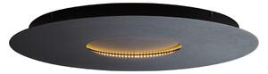 Moderní stropní svítidlo černé 60 cm vč. LED s 3-stupňovým stmíváním - Morning
