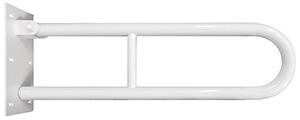 Bemeta Design HELP: Madlo, 600 mm, ve tvaru U, sklopné, bez krytky, bílá - 301102074