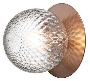 Nuura Nástěnné/stropní svítidlo Liila 1 Medium, dark bronze/optic clear 2046034