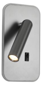 Italux WL-83957-1-GR LED bodové nástěnné svítidlo Doria | 8W LED | 559lm | 3000K