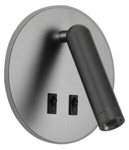 Italux WL-53742-1-GR LED bodové nástěnné svítidlo Furla | 8W LED | 516lm | 3000K