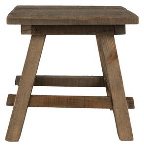 Dřevěná dekorační antik stolička na květiny - 25*25*25 cm